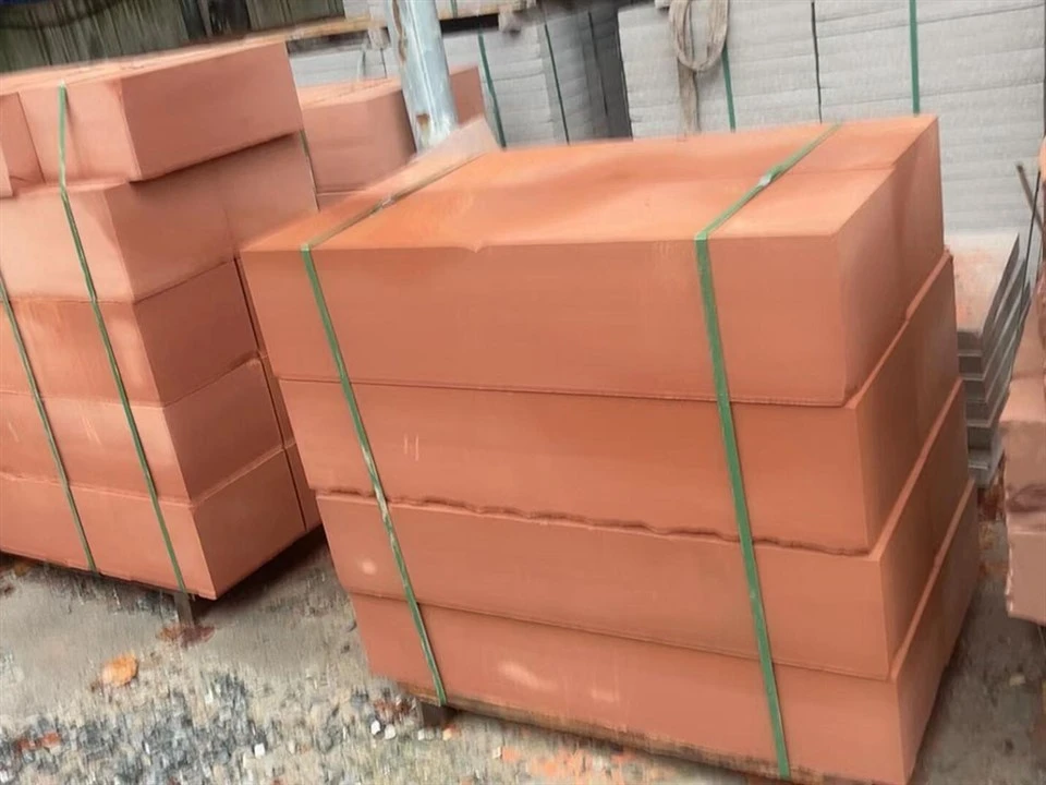 red sandstone block red sandstone block
